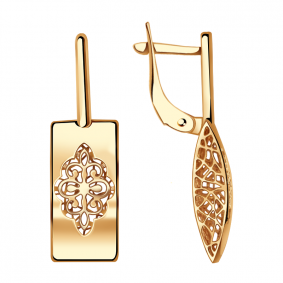 Золотые серьги Красносельский ювелир Сд3642 Сд3642 фото