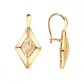 Золотые серьги Красносельский ювелир Сд3645 Сд3645 фото