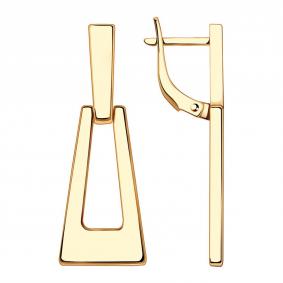 Золотые серьги Красносельский ювелир Сд3672 Сд3672 фото