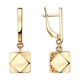 Золотые серьги Красносельский ювелир Сд3691 Сд3691 фото