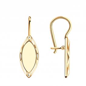 Золотые серьги Красносельский ювелир Сд3727 Сд3727 фото