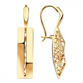 Золотые серьги Красносельский ювелир Сд3736 Сд3736 фото