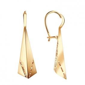 Золотые серьги Красносельский ювелир Сд3749 Сд3749 фото