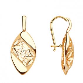 Золотые серьги Красносельский ювелир Сд3752 Сд3752 фото