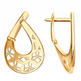 Золотые серьги Красносельский ювелир Сд3760 Сд3760 фото