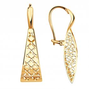 Золотые серьги Красносельский ювелир Сд3812 Сд3812 фото