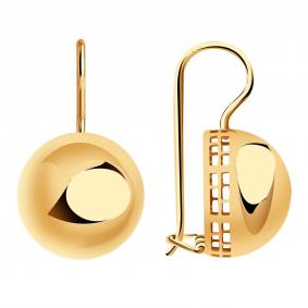 Золотые серьги Красносельский ювелир Сд3839 Сд3839 фото