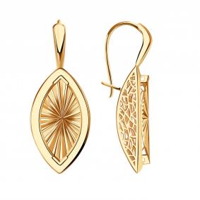 Золотые серьги Красносельский ювелир Сд3841 Сд3841 фото