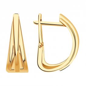 Золотые серьги Красносельский ювелир Сд3851 Сд3851 фото