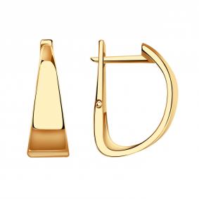 Золотые серьги Красносельский ювелир Сд3852 Сд3852 фото