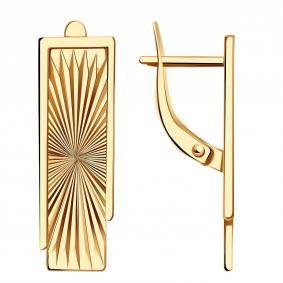 Золотые серьги Красносельский ювелир Сд3868 Сд3868 фото