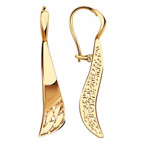 Золотые серьги Красносельский ювелир Сд3913 Сд3913 фото