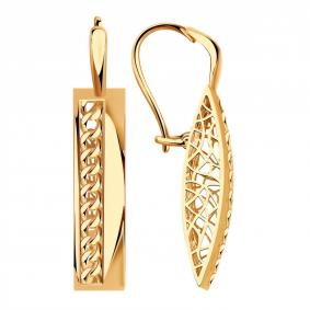 Золотые серьги Красносельский ювелир Сд3924 Сд3924 фото