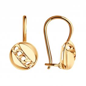 Золотые серьги Красносельский ювелир Сд3939 Сд3939 фото