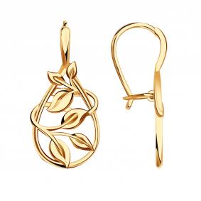 Золотые серьги Красносельский ювелир Сд3944 Сд3944 фото