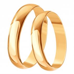 Золотое обручальное кольцо 4 мм Karatov Т100019193 Т100019193 фото