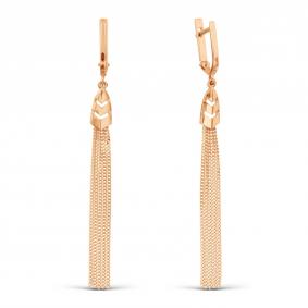 Золотые серьги Karatov Т100029012 Т100029012 фото