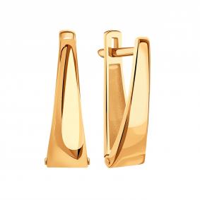 Золотые серьги Karatov Т10002В449 Т10002В449 фото