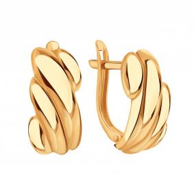 Золотые серьги Karatov Т10002В498 Т10002В498 фото