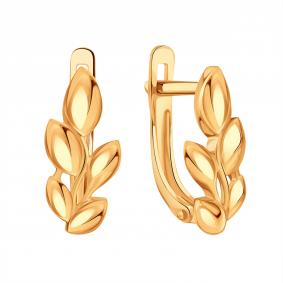 Золотые серьги Karatov Т10002В652 Т10002В652 фото