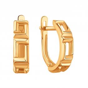 Золотые серьги Karatov Т10002В703 Т10002В703 фото