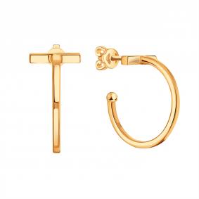 Золотые серьги Karatov Т10002В705 Т10002В705 фото