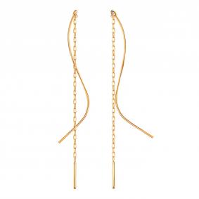 Золотые серьги Karatov Т10002В825 Т10002В825 фото