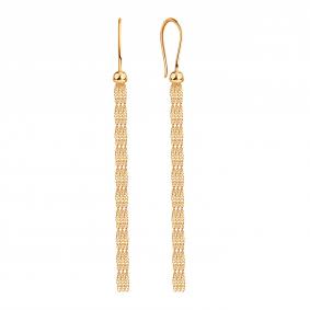 Золотые серьги Karatov Т10002В828 Т10002В828 фото