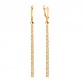 Золотые серьги Karatov Т10002В829 Т10002В829 фото