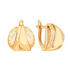 Золотые серьги Karatov Т10002В888 Т10002В888 фото