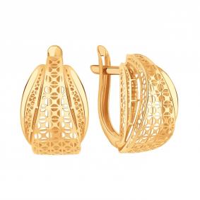 Золотые серьги Karatov Т10002В889 Т10002В889 фото