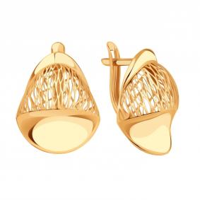 Золотые серьги Karatov Т10002В890 Т10002В890 фото