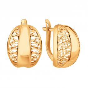 Золотые серьги Karatov Т10002В891 Т10002В891 фото