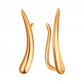 Золотые серьги Karatov Т10002В914 Т10002В914 фото