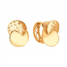 Золотые серьги Karatov Т10002В918 Т10002В918 фото