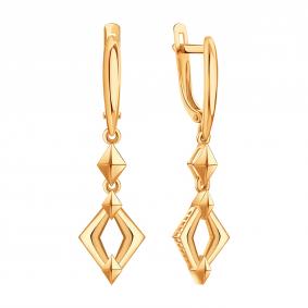 Золотые серьги Karatov Т10002Г263 Т10002Г263 фото