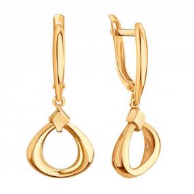 Золотые серьги Karatov Т10002Г267 Т10002Г267 фото