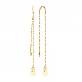 Золотые серьги Karatov Т10002Г303 Т10002Г303 фото