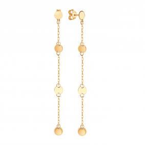 Золотые серьги Karatov Т10002Г305 Т10002Г305 фото