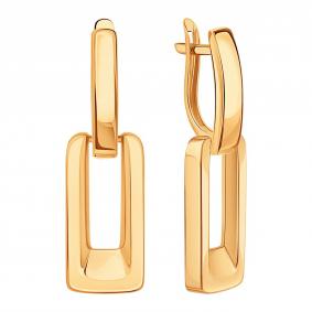 Золотые серьги Karatov Т10002Г312 Т10002Г312 фото