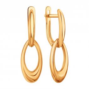 Золотые серьги Karatov Т10002Г314 Т10002Г314 фото