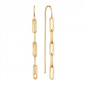 Золотые серьги Karatov Т10002Г787 Т10002Г787 фото