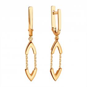 Золотые серьги Karatov Т10002Г790 Т10002Г790 фото