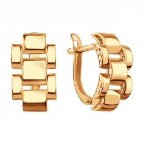 Золотые серьги Karatov Т10002Е022 Т10002Е022 фото