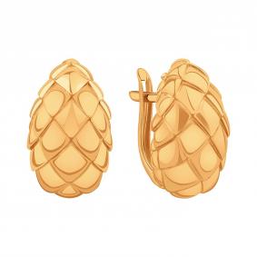 Золотые серьги Karatov Т10002Е034 Т10002Е034 фото