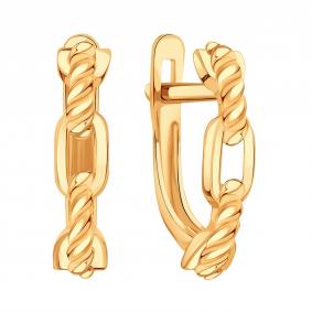 Золотые серьги Karatov Т10002Е142 Т10002Е142 фото