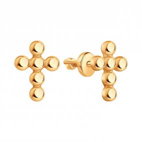 Золотые серьги Karatov Т10002Е158 Т10002Е158 фото