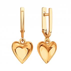 Золотые серьги Karatov Т10002Е161 Т10002Е161 фото