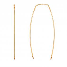 Золотые серьги Karatov Т10002Е314 Т10002Е314 фото