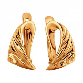 Золотые серьги Karatov Т10002К240 Т10002К240 фото